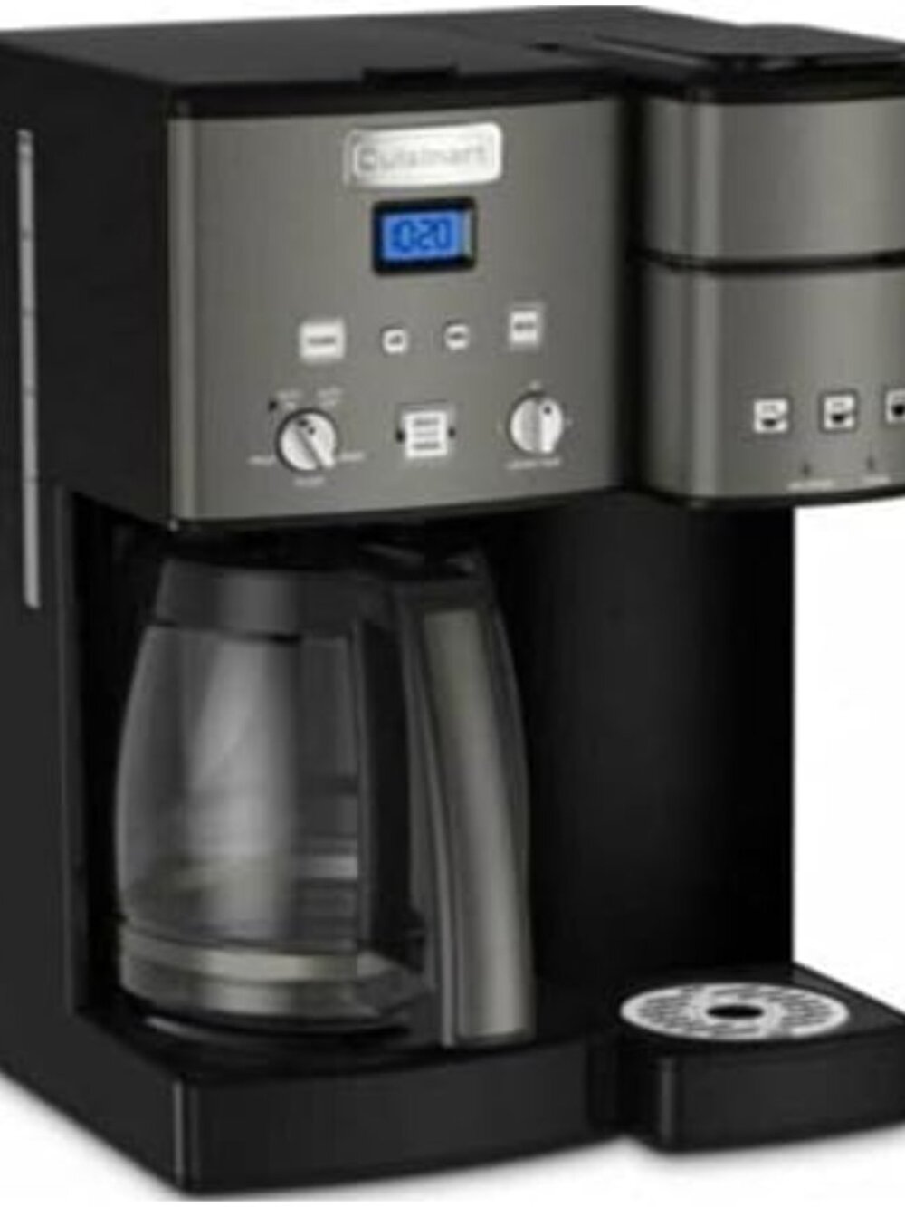Cuisinart Black Stainless Coffee Center 2-in-1 12 cup Coffeemaker & Single Serve - Picture 2 of 6